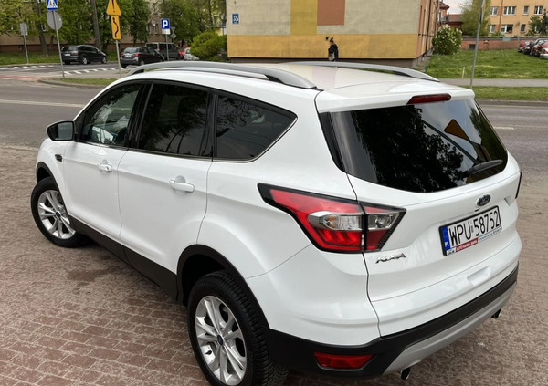 Ford Kuga cena 61700 przebieg: 198555, rok produkcji 2017 z Olsztynek małe 704